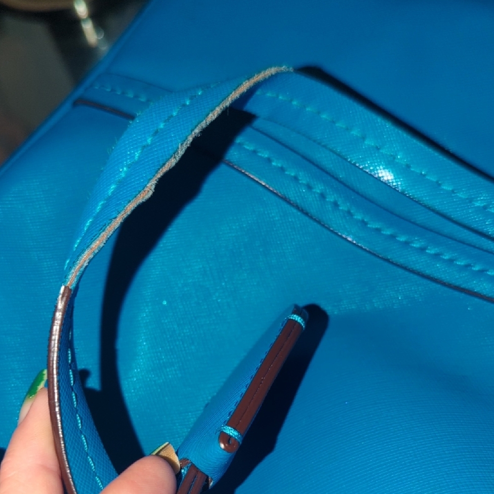 Coach Satchel with Double Handles And Strap - Picture 9 of 10